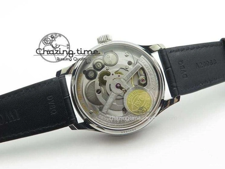 MIROTIME 0109 Portuguese Real PR IW500703 ZF 1:1 Best Edition On Black Leather Strap A Durable 7370